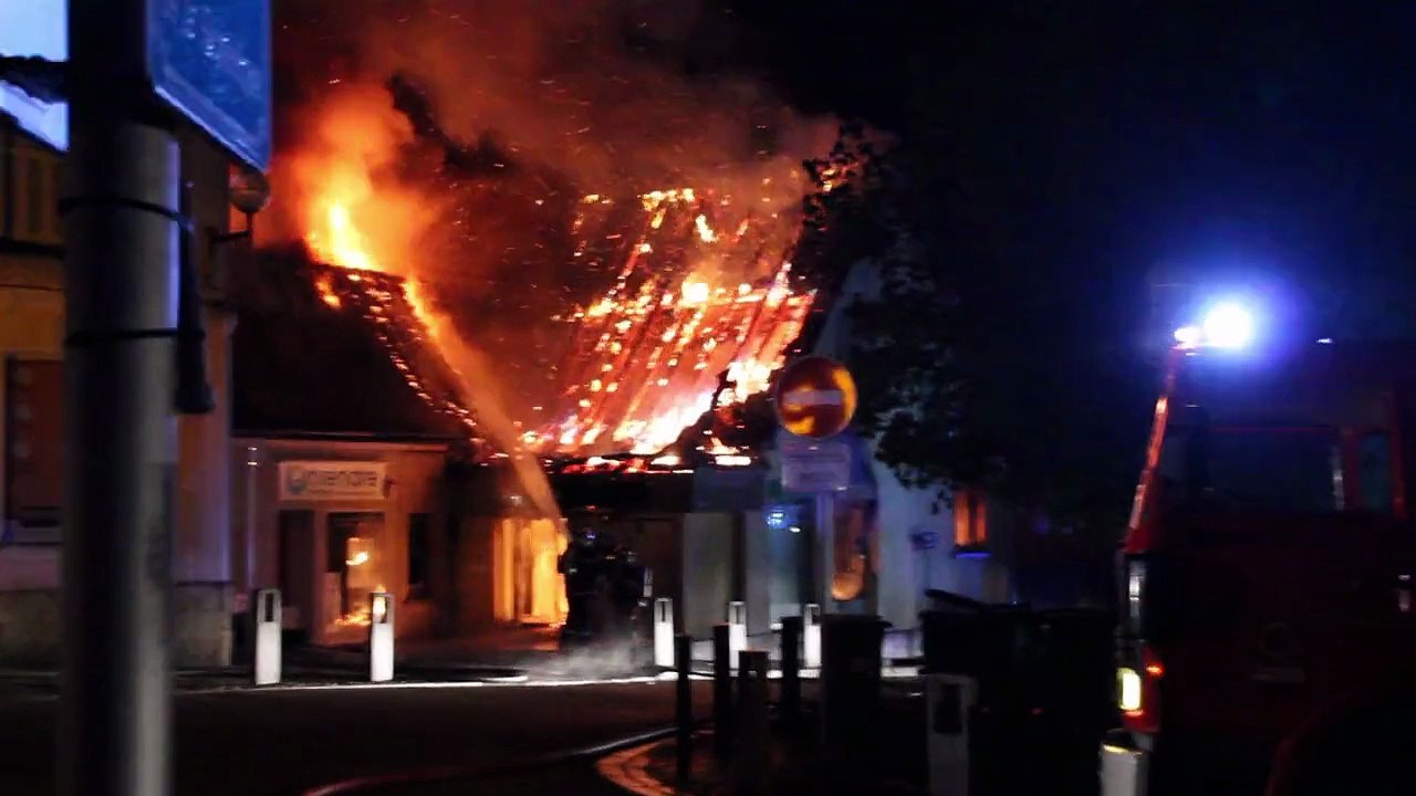 VIDEO. Fondettes : L'agence BNP détruite par un incendie