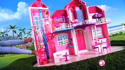 Mansión de Malibú y Barbie y su Fiat 500   Barbie