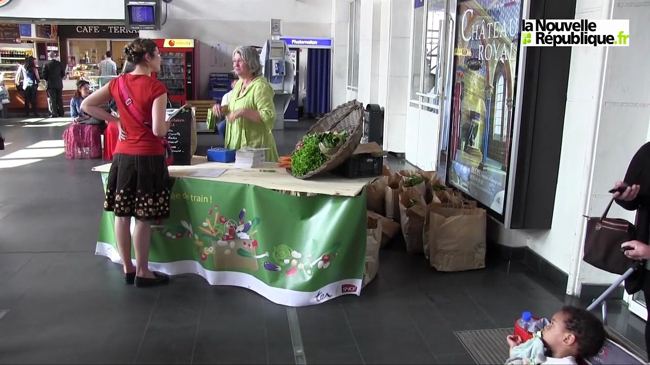 VIDEO Et si on allait faire son marché...à la gare de Blois ?!