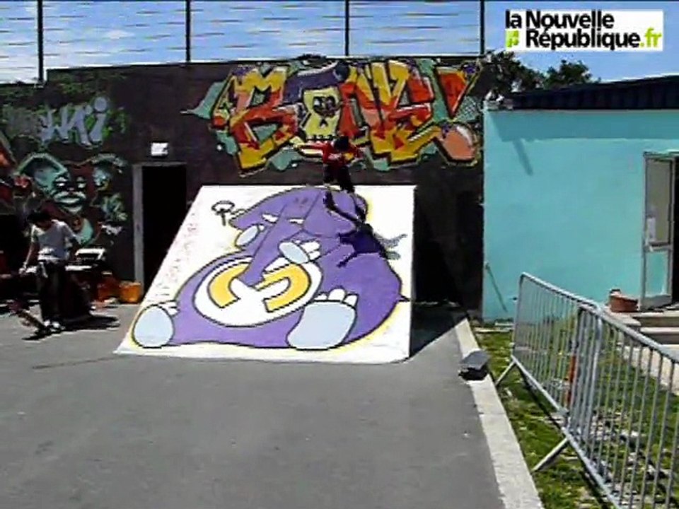 compétition de skate board du mogwai skate team à Bressuire