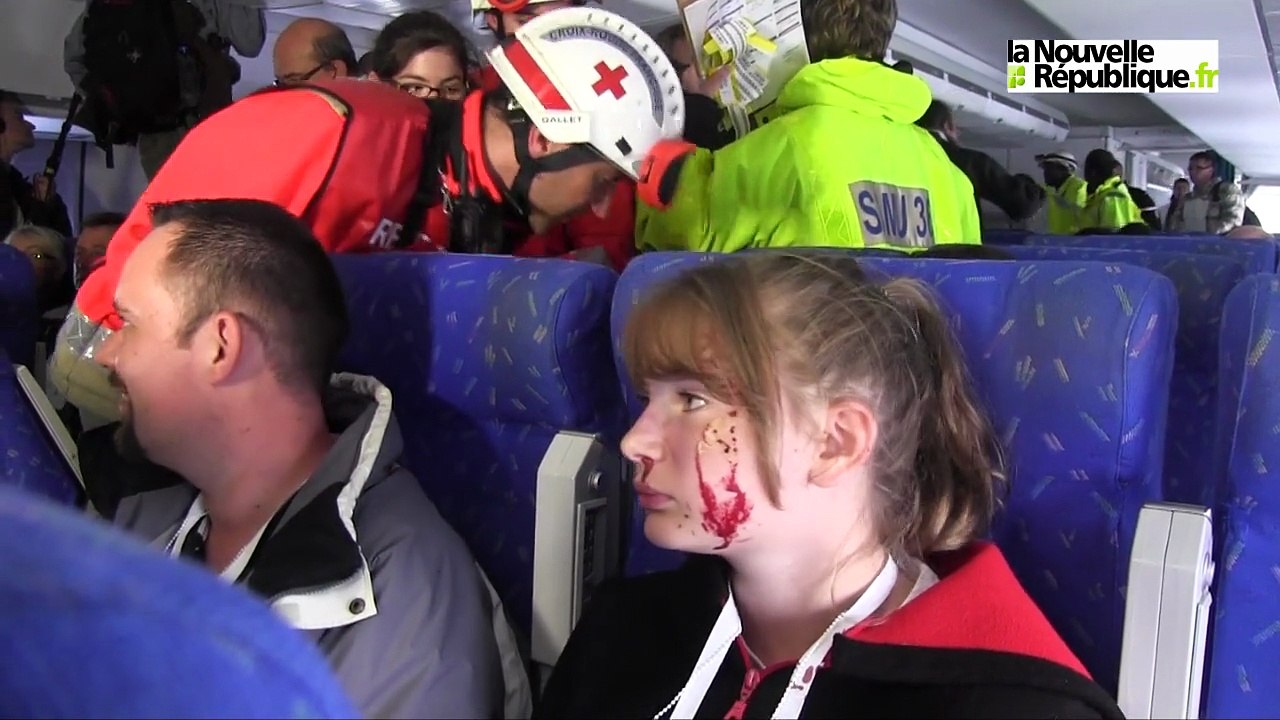 Vidéo : Accident d'avion sur l'aéroport de Châteauroux, un exercice exceptionnel