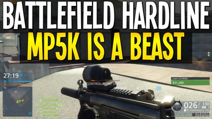 Battlefield Hardline: MP5K IS A BEAST - Multiplayer Gameplay