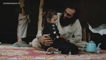 An afghani playing with his little kids