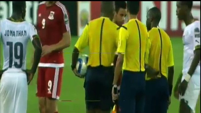Fans interrupted match between Ghana vs Equatorial Guinea Africa Cup 2015