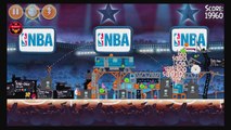 Angry Birds Seasons  NBA HAM Dunk 4-4 Walkthrough 3 Star