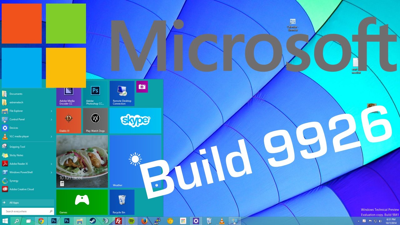 Windows 10 Preview: Neuerungen aus dem Januar Build 9926 | QSO4YOU Tech