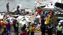 Taiwán: Rescatistas buscan desaparecidos en avión estrellado