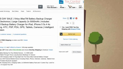 Virtus iMax Portable Battery Backup Charger