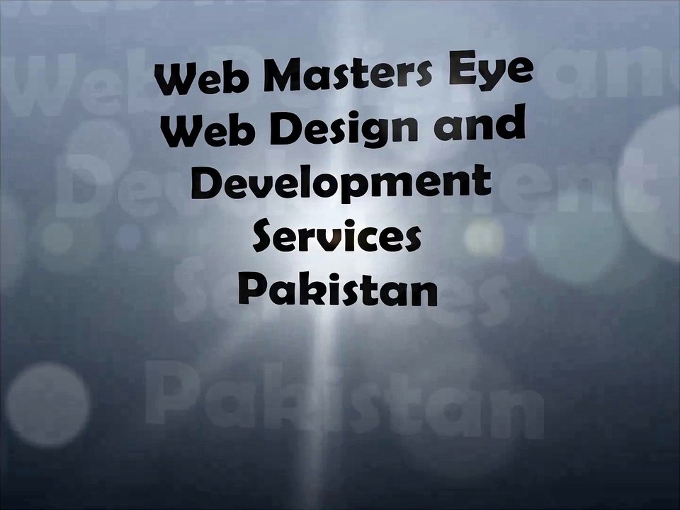 Best Web Design & Development Company Pakistan | Web Masters Eye