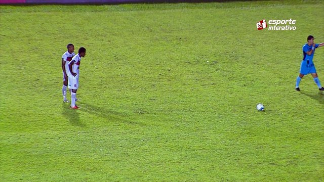 Em cobrança de falta, Serrano-BA assusta o América-RN, pela Copa do Nordeste