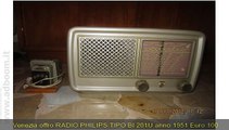 VENEZIA,    RADIO PHILIPS TIPO BI 201U  ANNO 1951 EURO 100