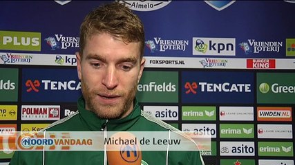Michael de Leeuw: Ik dacht direct dat de bal achter was - RTV Noord