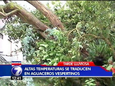 Meteorológico prevé fuertes lluvias y tormenta eléctrica para esta tarde