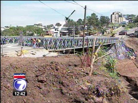 Retiro de puentes bailey en circunvalación concluiría el fin de semana