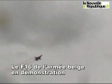 VIDEO. Un F16 parade au-dessus de la base aérienne de Tours