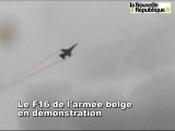VIDEO. Un F16 parade au-dessus de la base aérienne de Tours