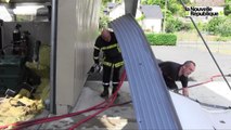 VIDEO. Cinq pompiers blessés dans une explosion à Les Roches l'Evêque (Loir-et-Cher)