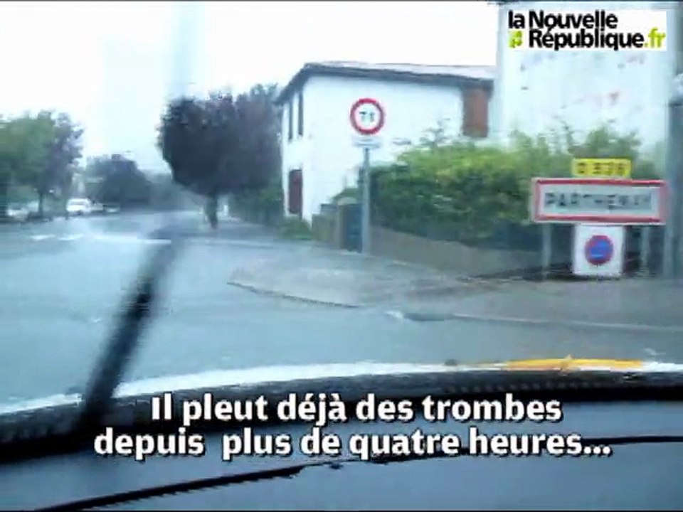 VIDEO. Intempéries : un vrai déluge à Parthenay