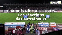 VIDEO - Niort : Chamois Niortais - Tours  Les réactions des entraîneurs