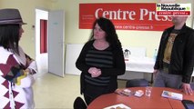 VIDEO. Poitiers. Alizée de passage à Centre Presse et à la Nouvelle République