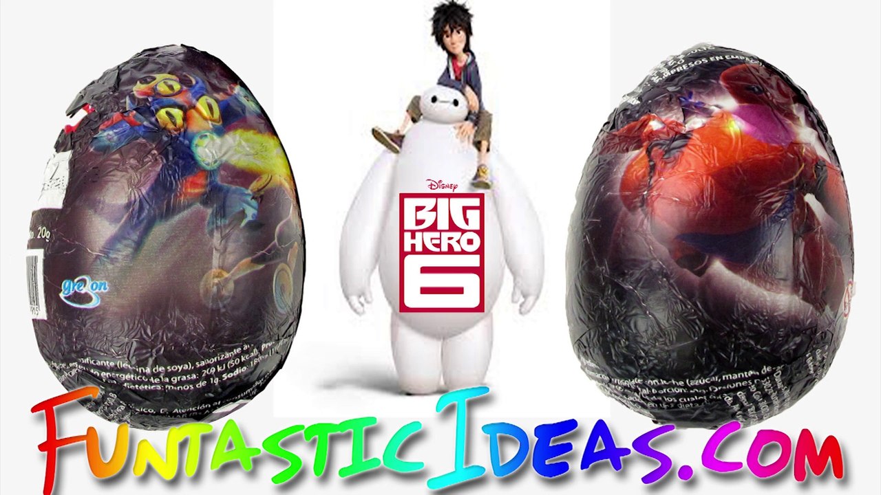 Unboxing Kinder Surprise Eggs Big Hero 6 by Funtastic Ideas