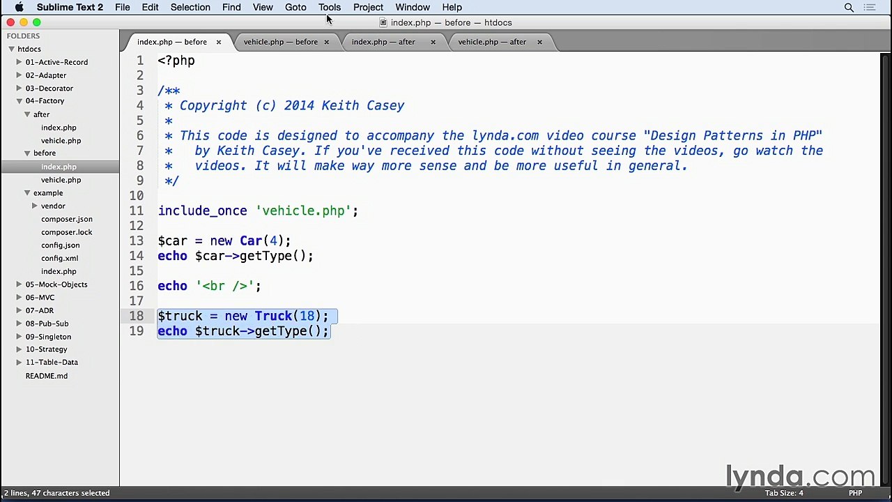 18 Exploring a use case for the factory pattern heavendrops