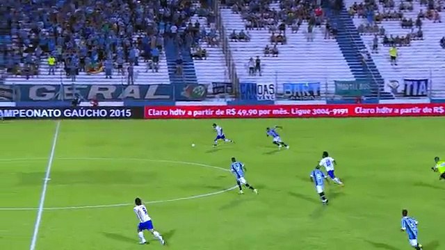 Aimoré 2 x1 Gremio Campeonato Gaucho 04.02.2015‬ -Gol de Mikael