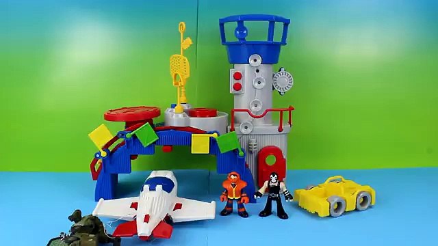 Disney Pixar Cars Army Car McQueen & Mater Battle Lex Luthor & Bane imaginext Just4fun290