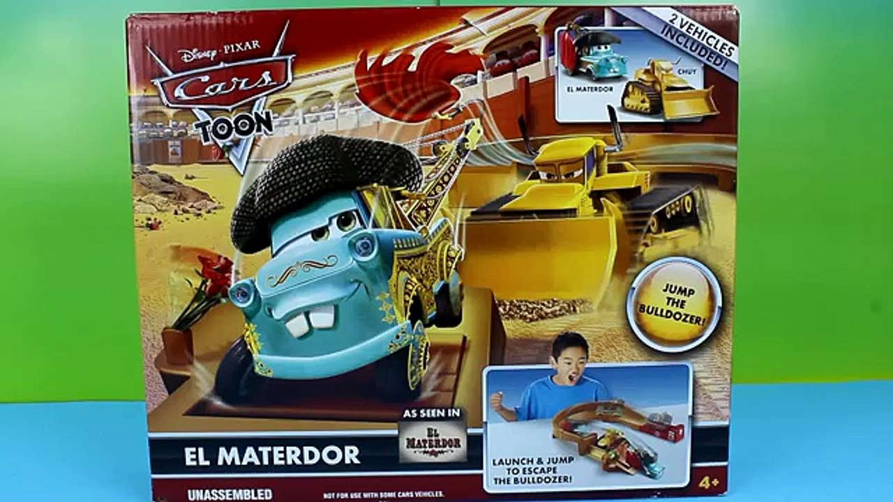 Disney Pixar Cars Toon El Materdor with Mater and Chuy Just4fun290