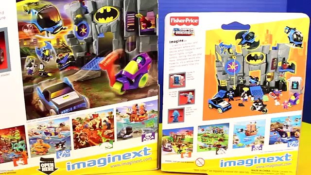 Imaginext Batman Batmobile with Joker Penguin Mr. Freeze DC Villians and Heroes
