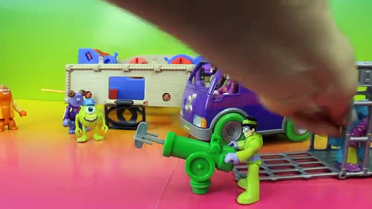 Imaginext Castle Ogre goes to Monsters University Bane Joker take over Just4fun290