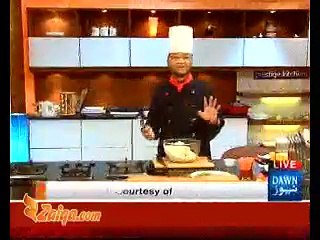 Walnut Chicken Patties & Pineapple Chiffon by Chef Zakir