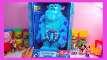 disney pixar play doh monster sulley unboxing toy play doh cookie toys