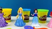 5 Disney Princess Play Doh Magiclip Fashion Dresses Princesses Ariel Tiana Snow White Playdough DCTC