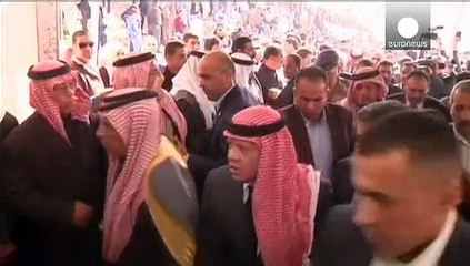 العاهل الاردني يعزي ذوي الكساسبة ومقاتلات اردنية تشن غارات ضد مواقع "التنظيم"