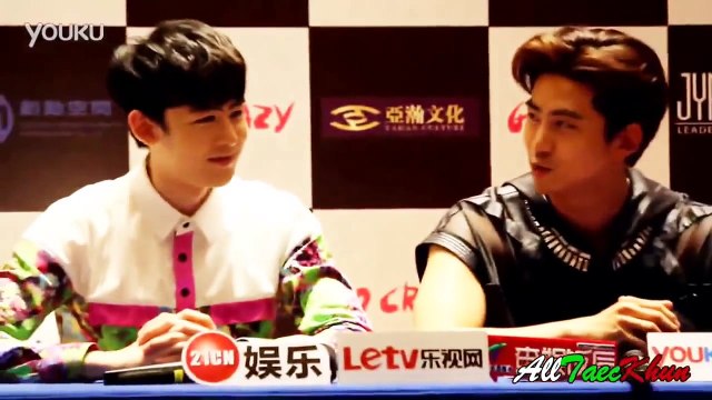 141128 2PM World Tour Go Crazy in GZ ,Press Con.【Taecyeon & Nichkhun focus by AllTaecKhun】