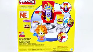 Play Doh CRAZY HAIR Disguise Lab Despicable Me Cookie Monster Elmo Playdough Duplo Transformation