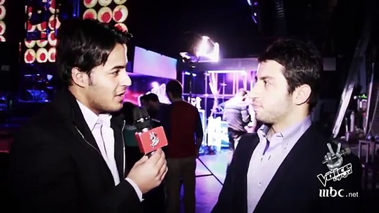 #MBCTheVoice - سيمور جلال وكرار صلاح خلال تحضيرات العرض المباشر الثالث