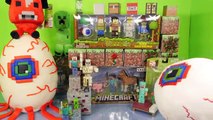 GIANT Play Doh Minecraft Surprise Egg Terraria VS Minecraft Toys DCTC Playdough Videos Creations