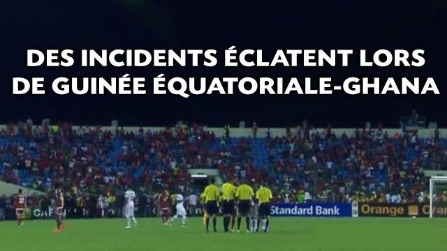Des incidents éclatent lors de Guinée Équatoriale-Ghana