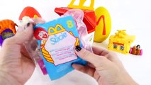 HAPPY MEAL Surprise Eggs McDonald's Toy Play Doh Egg Barbie Hot Wheels Cars Bratz Huevos Sorpresa