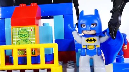 Download Video: HUGE LEGO Play Doh Surprise Egg Batman Superhero Duplo Batcave Adventure Kinder Huevos Sorpresa