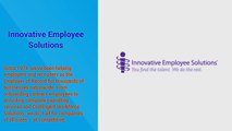 Contingent Workforce Solutions - Innovative Emplpyee Solutions (858) 715-5100