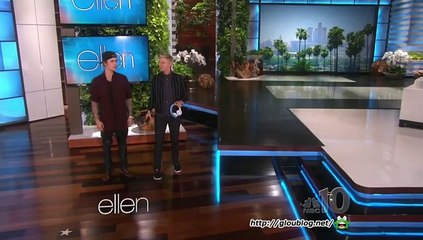 Ellen & Justin Bieber Scare Audience Members Feb 05 2015