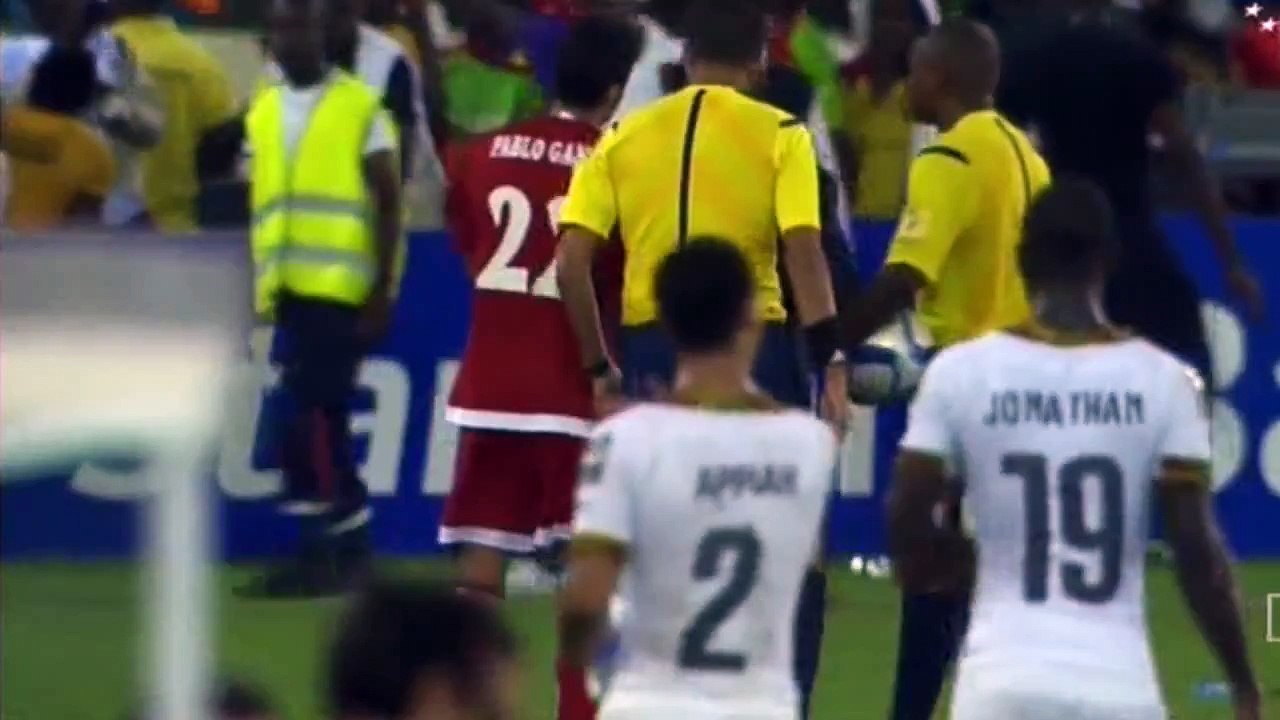 Terrain évacué et hélicoptère - Ghana vs Guinée Equatoriale (3-0) | CAN 2015