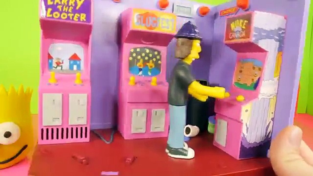 Play Doh Simpsons Bart   Homer Donut Surprise Eggs Noiseland Arcade Playset Lego Toys Playdough DCTC