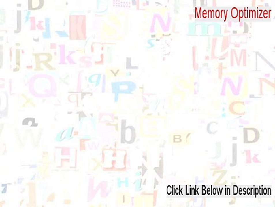 Memory Optimizer Serial (Download Here)