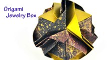 Origami Jewelry Box- --Japanese Brocade-- Designed by Minako Ishibashi