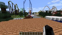 Minecraft - ROLLER COASTER CHALLENGE - Roller Coaster Disasters! (Rollercoaster Mod)