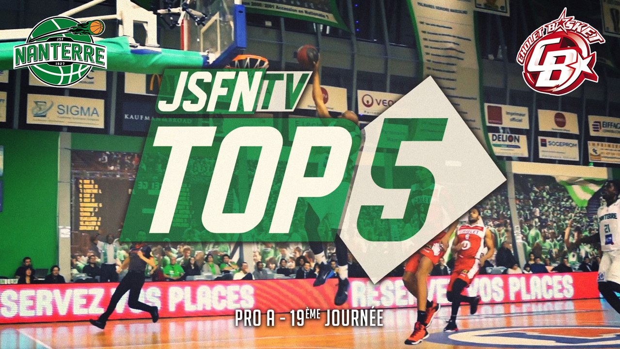 Top 5 - JSF Nanterre vs Cholet Basket (03/02/15) (Pro A - J19)